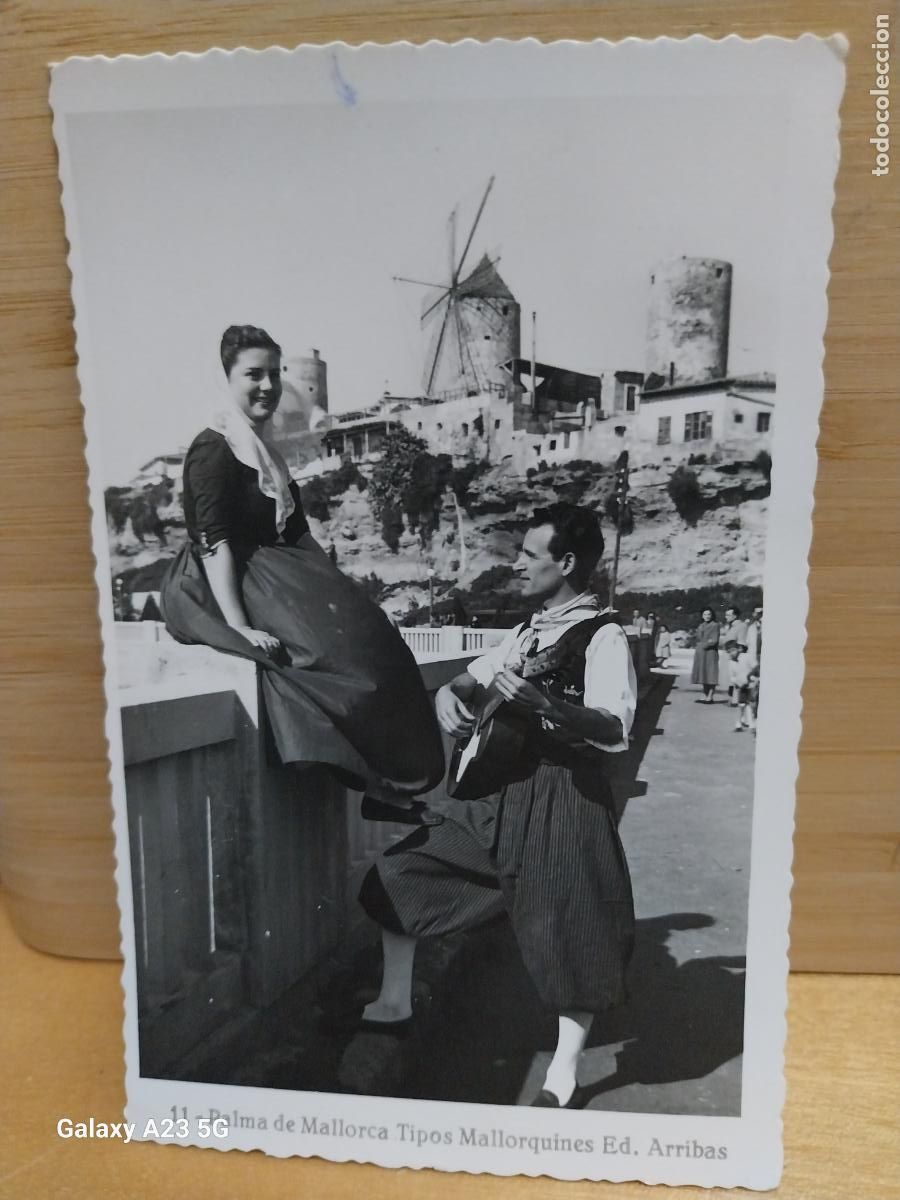 Postales: TIPOS MALLORQUINES PALMA MALLORCA ED ARRIBAS 11 CIRCULADA A&Ntilde;O 1952