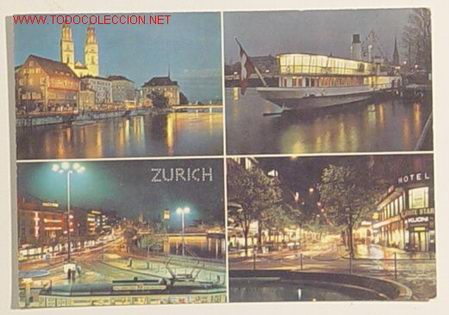 Postales: 263 - ZURICH . Circulada a&ntilde;o 65 . - Foto 1