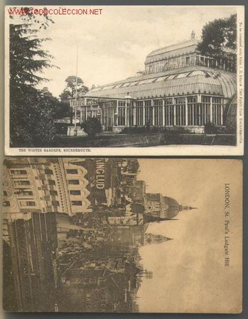 Postales: 2 postales de Londres y Bournemouth - Foto 1