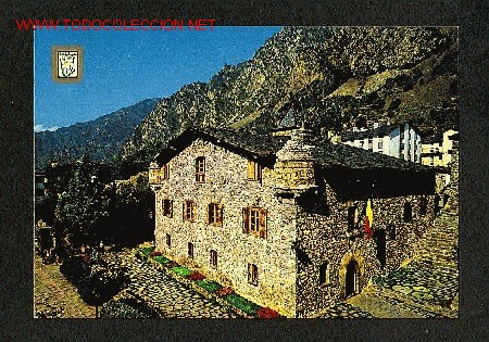 Cartes Postales: Postal d' ANDORRA LA VELLA: Casa de la Vall (Ed.M.C.Iscla num.6)