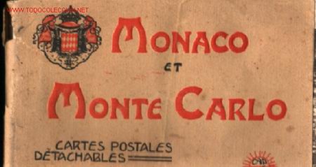 Postales: Librito de 19 postales .. MONACO et  MONTE CARLO - Foto 1