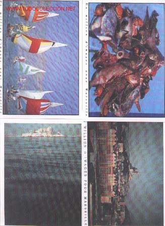 Postales: 7-214. Postales Marsella. 4 diferentes - Foto 1