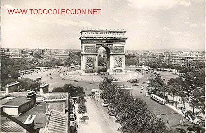 Postales: PARIS - L'Arc de Triomphe de l'Etoile (b/n)