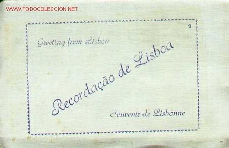 Postales: Carnet con desplegable de 10 postales de Lisboa - Foto 1