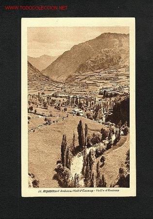 Postales: Postal d' ANDORRA: Vall d'Encamp (Ed.Joan Sala num.  21)