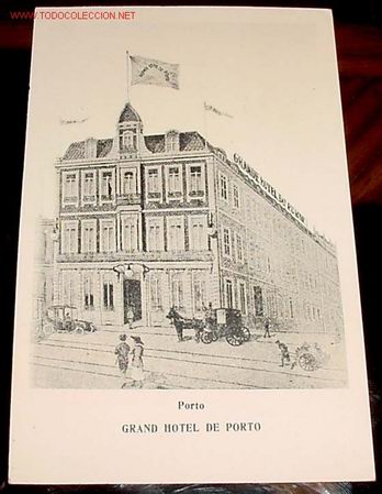 Postais: ANTIGUA POSTAL DE PORTO - GRAND HOTEL DE PORTO