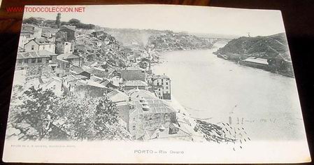 Postais: ANTIGUA POSTAL DE PORTO - RIO DOURO - CIRCULADA
