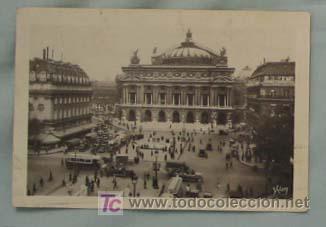 Postales: TARJETA POSTAL PAR&Iacute;S. Place de l&rsquo;Op&eacute;ra - Foto 1