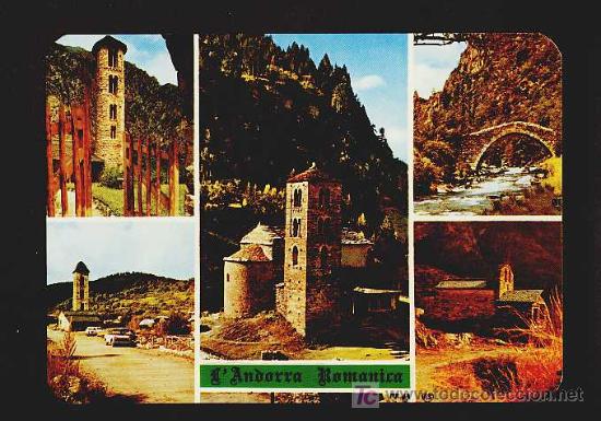 Postales: Postal d' ANDORRA: 5 vistes (APA num 3077)