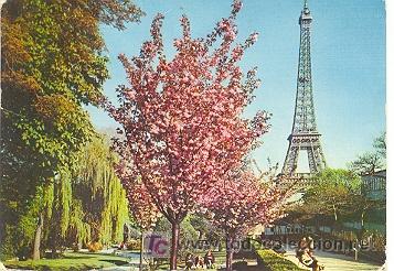 Postales: 7-1296. Paris. La torre Eiffel. - Foto 1