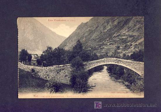 Postales: Postal d' ANDORRA: El Gran Valira m&eacute;s prop de Santa Coloma (Labouche num.1045)