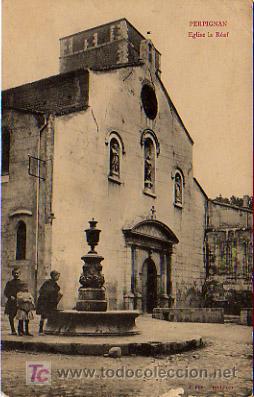 Postales: PERPIGNAN. EGLISE LA R&Eacute;AF. - Foto 1