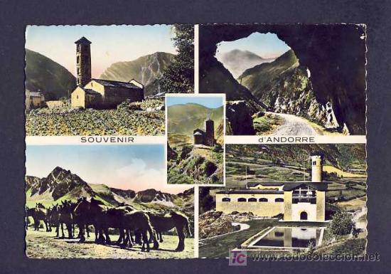 Postales: Postal d' ANDORRA: 5 vistes (APA)