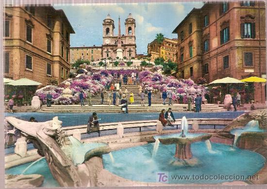 Postales: Roma, Piazza di Spagna - Foto 1
