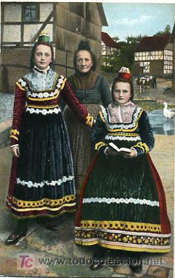 Postkarten: ALEMANIA, MUJERES CON TRAJES TIPICOS, P12905