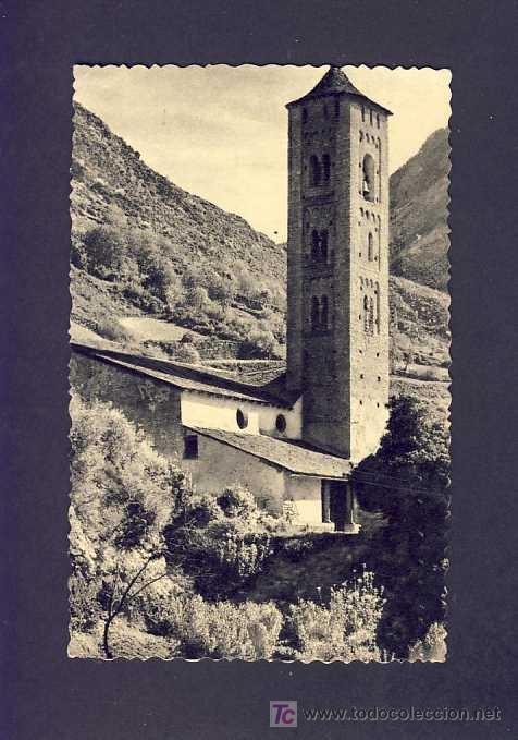 Postales: Postal d' ANDORRA: Esgl&eacute;sia de Santa Eulalia d' Encamp (VHT num.17)
