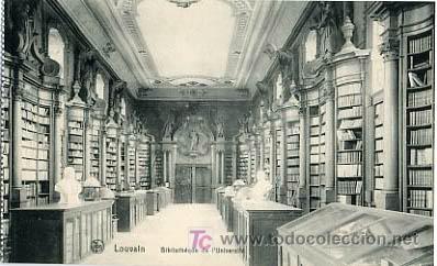Cartoline: LOUVAIN, BELGICA,  BIBLIOTHEQUE DE L&acute;UNIVERSITE,                                       P13791