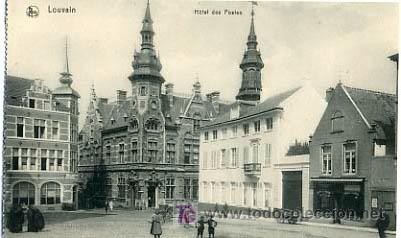Postais: LOUVAIN, BELGICA,  HOTEL DES POSTES,                            P13797