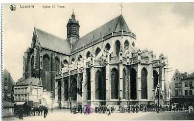 Cartoline: LOUVAIN, BELGICA,  EGLISE ST. PIERRE,                              P13799
