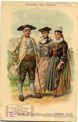 Cartoline: SUIZA,  HISTORIA DEL VESTIDO,                     P13920