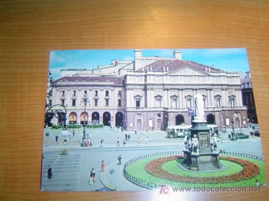 Postales: POSTAL MILANO PIAZZA DELLA SCALA - Foto 1