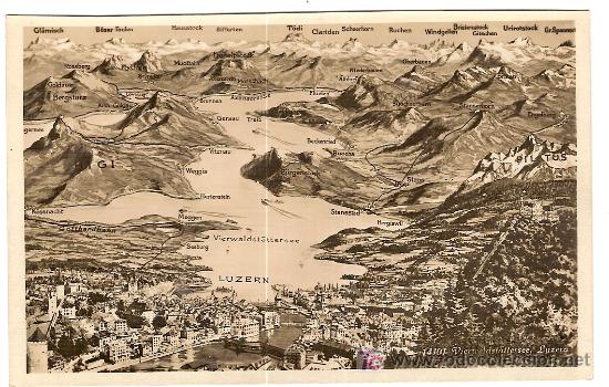 Postales: Postal Lucerna. Suiza - Foto 1