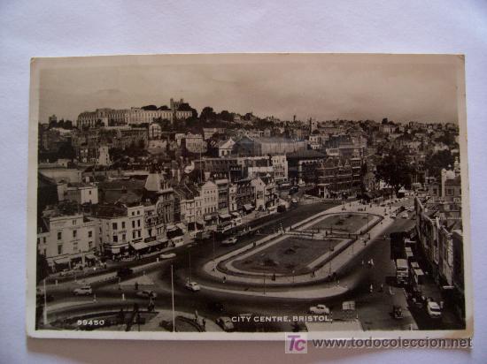 Postales: postal de inglaterra: city centre, bristol (circulada 1959)