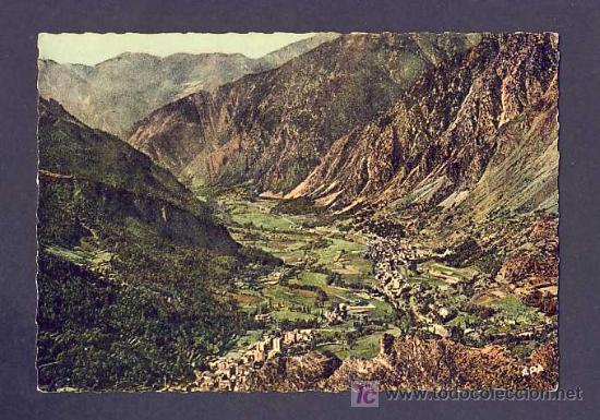 Cartes Postales: Postal d' ANDORRA: Les Escaldes, vista panoramica (APA num.529)