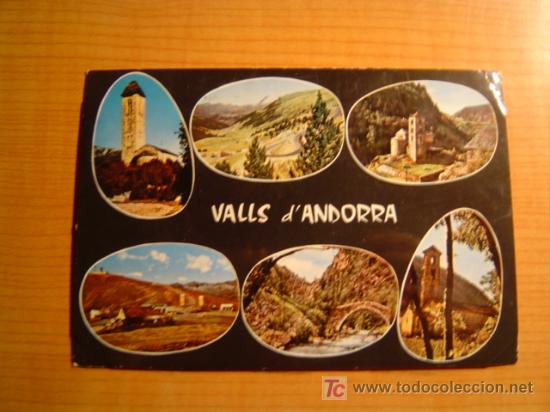 Postais: POSTAL VALLS D&acute;ANDORRA