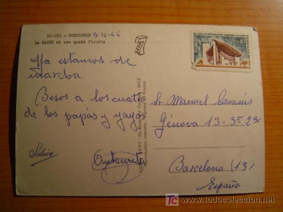 Postales: POSTAL PERPIGNAN LA BASSE - Foto 2