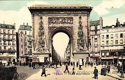 Postales: POSTAL DE FRANCIA, PARIS PONT SAINT-DENIS, E.L.D. - Foto 1