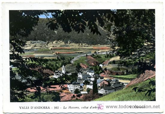 Postkarten: ANDORRA, VALLS D&acute;ANDORRA, LA MASSANA, VOLTAT D&acute;ARBRES,             P20860