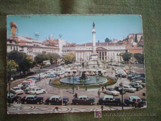 Postales: LISBOA - ROSSIO - Foto 1