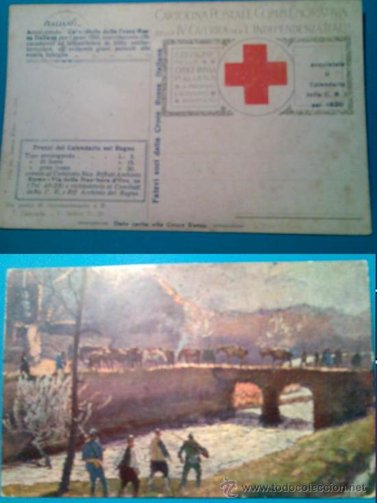 Postales: CURIOS&Iacute;SIMA POSTAL ITALIANA CONMEMORACI&Oacute;N INDEPENDENCIA