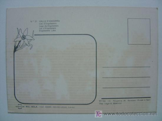 Postales: POSTAL ANDORRA - REF. J-913 - Foto 2