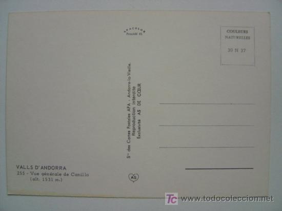 Postales: POSTAL ANDORRA - REF. J-891 - Foto 2