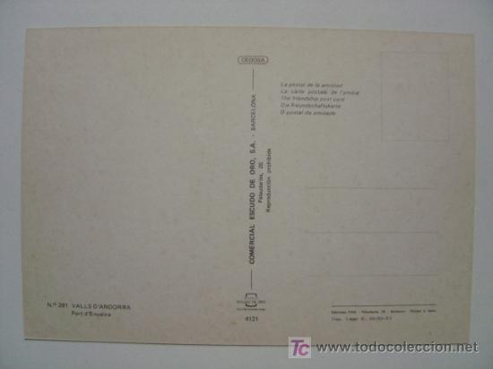 Postales: POSTAL ANDORRA - REF. J-889 - Foto 2