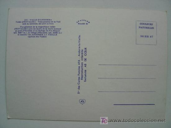 Postales: POSTAL ANDORRA - REF. J-881 - Foto 2