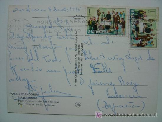 Postales: POSTAL ANDORRA - REF. J-879 - Foto 2