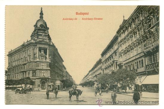 Postales: Postal Budapest, Andrassy Strasse - Foto 1