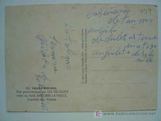 Postales: POSTAL ANDORRA - REF. K-409 - Foto 2