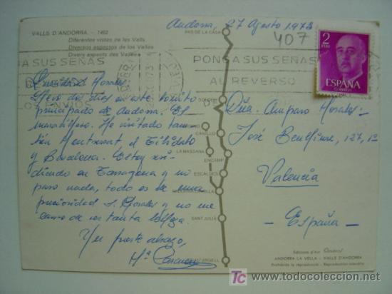 Postales: POSTAL ANDORRA - REF. K-407 - Foto 2