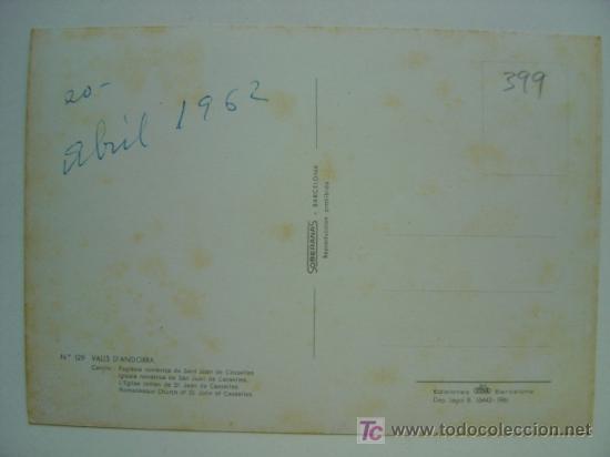 Postales: POSTAL ANDORRA - REF. K-399 - Foto 2