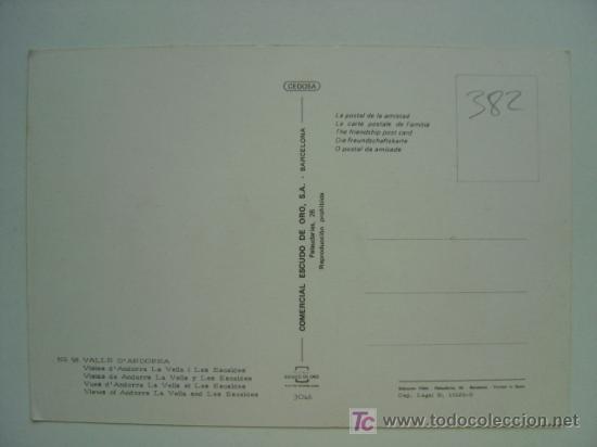 Postales: POSTAL ANDORRA - REF. K-382 - Foto 2
