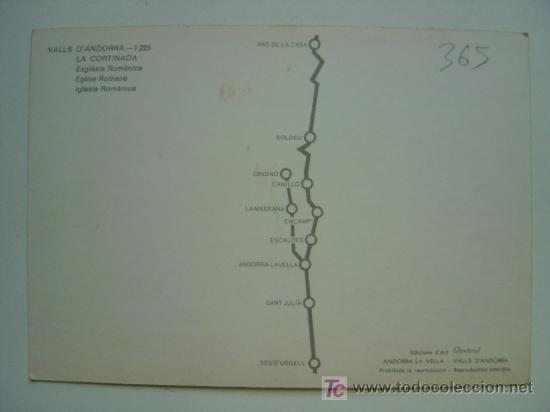 Postales: POSTAL ANDORRA - REF. K-365 - Foto 2
