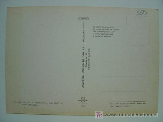 Postales: POSTAL ANDORRA - REF. K-360 - Foto 2