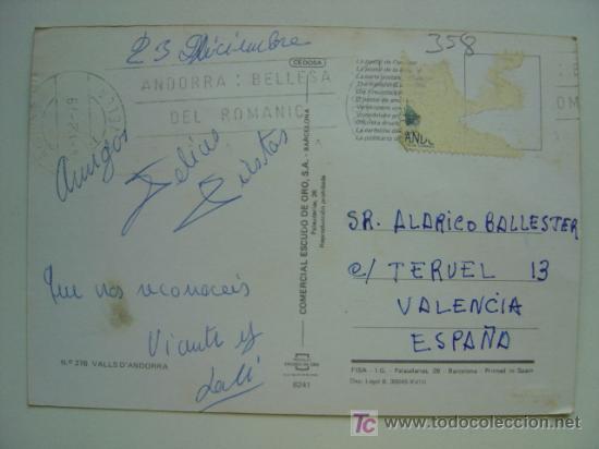 Postales: POSTAL ANDORRA - REF. K-358 - Foto 2