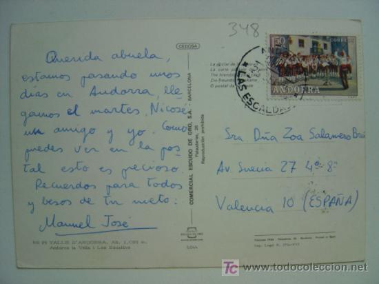 Postales: POSTAL ANDORRA - REF. K-348 - Foto 2