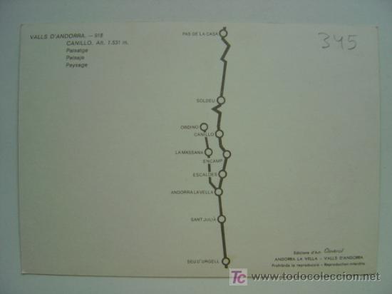 Postales: POSTAL ANDORRA - REF. K-345 - Foto 2