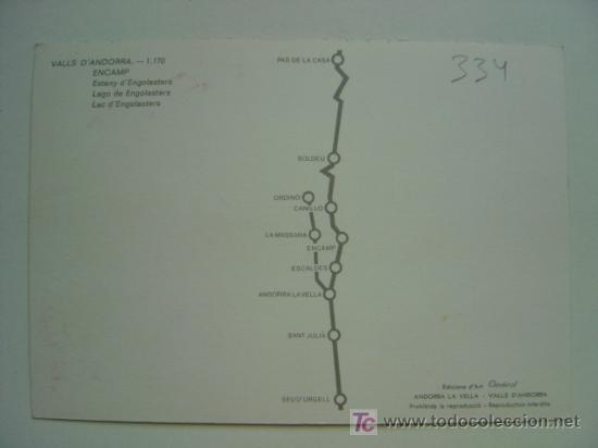 Postales: POSTAL ANDORRA - REF. K-334 - Foto 2